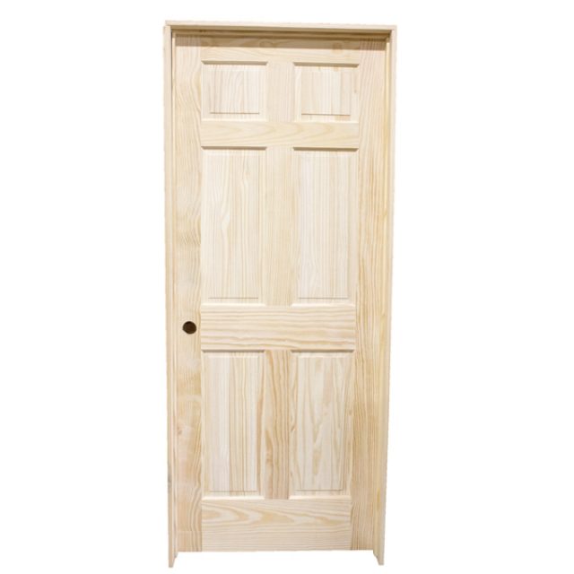 36 6 Panel Pine Prehung Door Lh Heeby S Surplus Inc