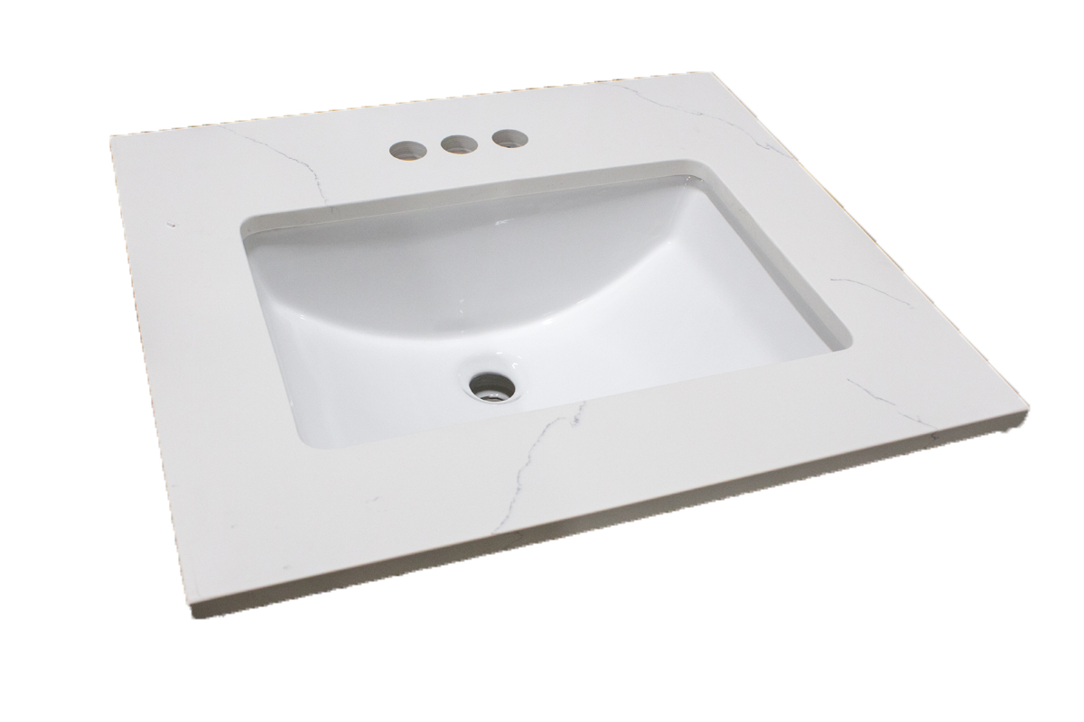 Quartz Vanity Top 37 X 22 Cara White Heeby S Surplus Inc Quartz Vanity Top