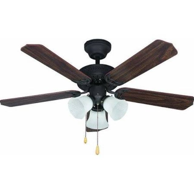 Canarm Tradition 42 Ceiling Fan With Light Frosted Glass Oil
