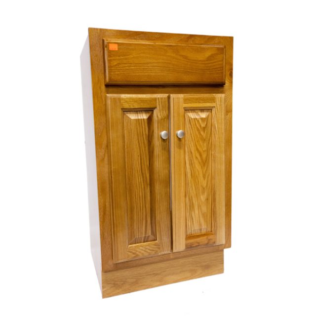 Regal Oak Bathroom Vanity 18 X 16 2 Doors Heeby S Surplus Inc Regal Oak Bathroom