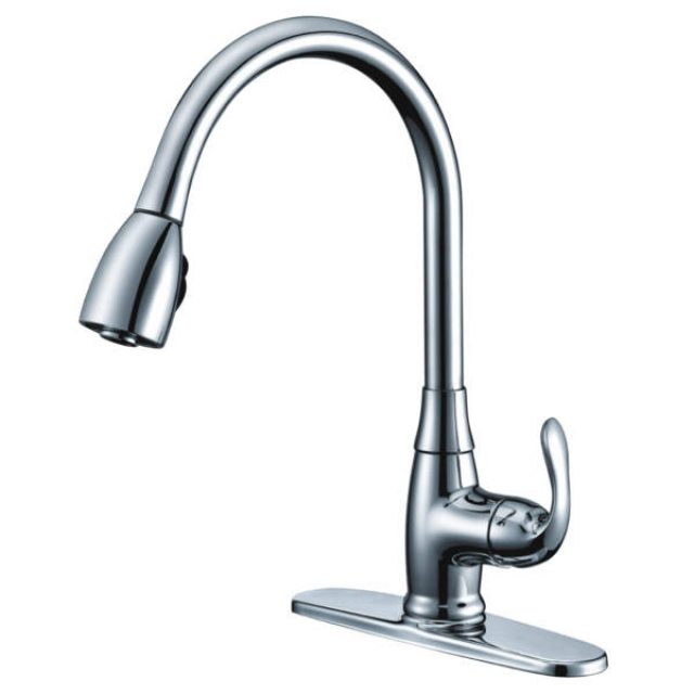 Freendo Noble Pull Down Kitchen Faucet Chrome