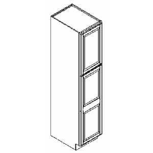 18 X 24 X 90 Wide Sedona Chestnut Kitchen Pantry Cabinet