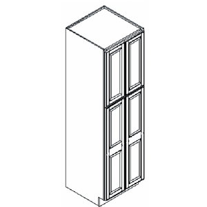 24 X 24 X 96 Wide Nantucket Linen Kitchen Pantry Cabinet