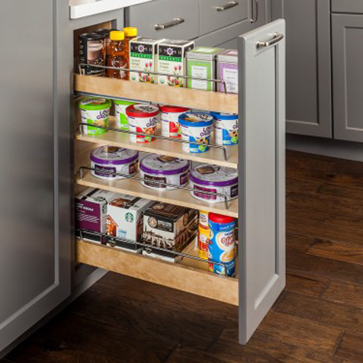 11 Minute Organizers 5 Base Cabinet Spice Rack Pullout Heeby S
