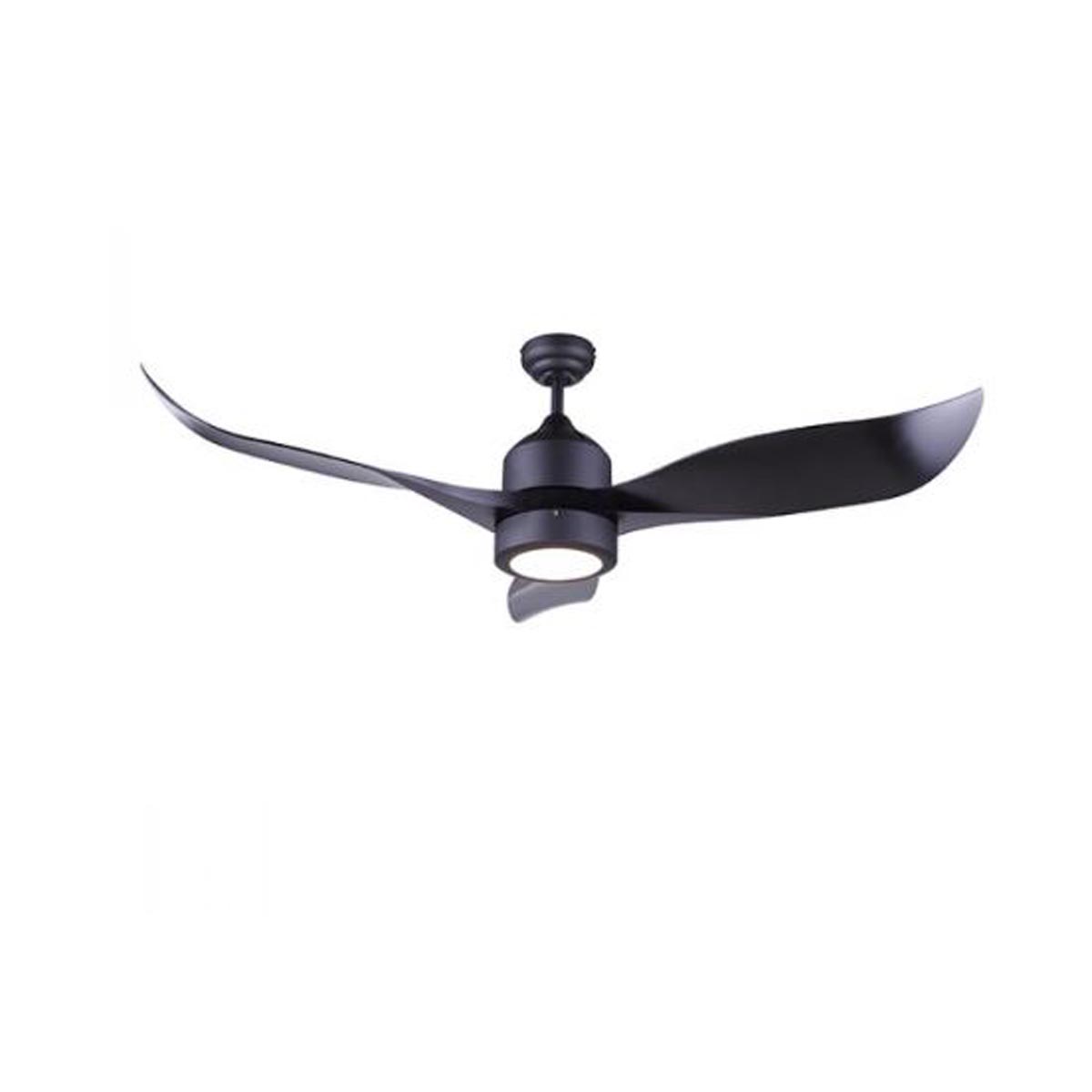 Canarm Aria 52 Black Finish Ceiling Fan With Light