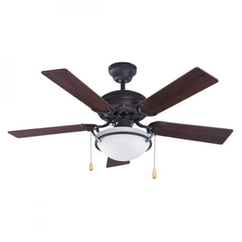 Canarm Augusta 42 Ceiling Fan With Light Oil Rubbed Bronze Finish