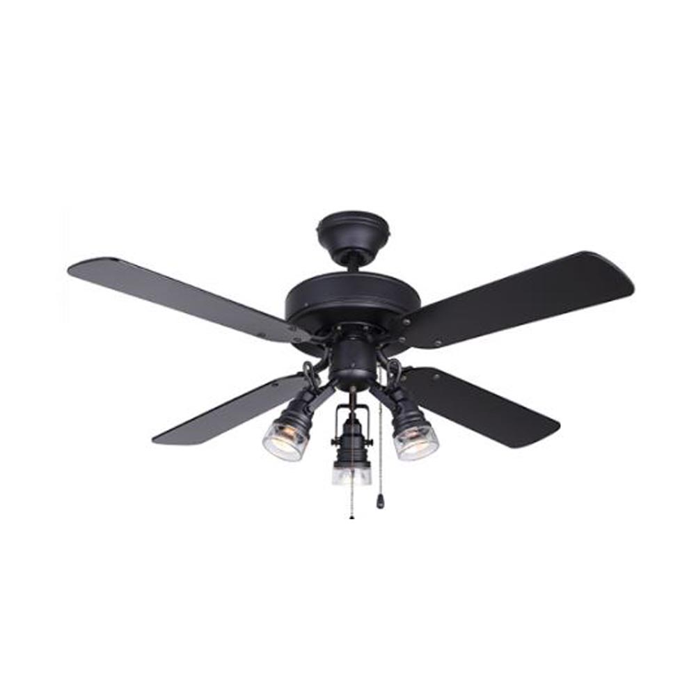 Canarm Brock 42 Black Ceiling Fan With Light Heeby S Surplus Inc