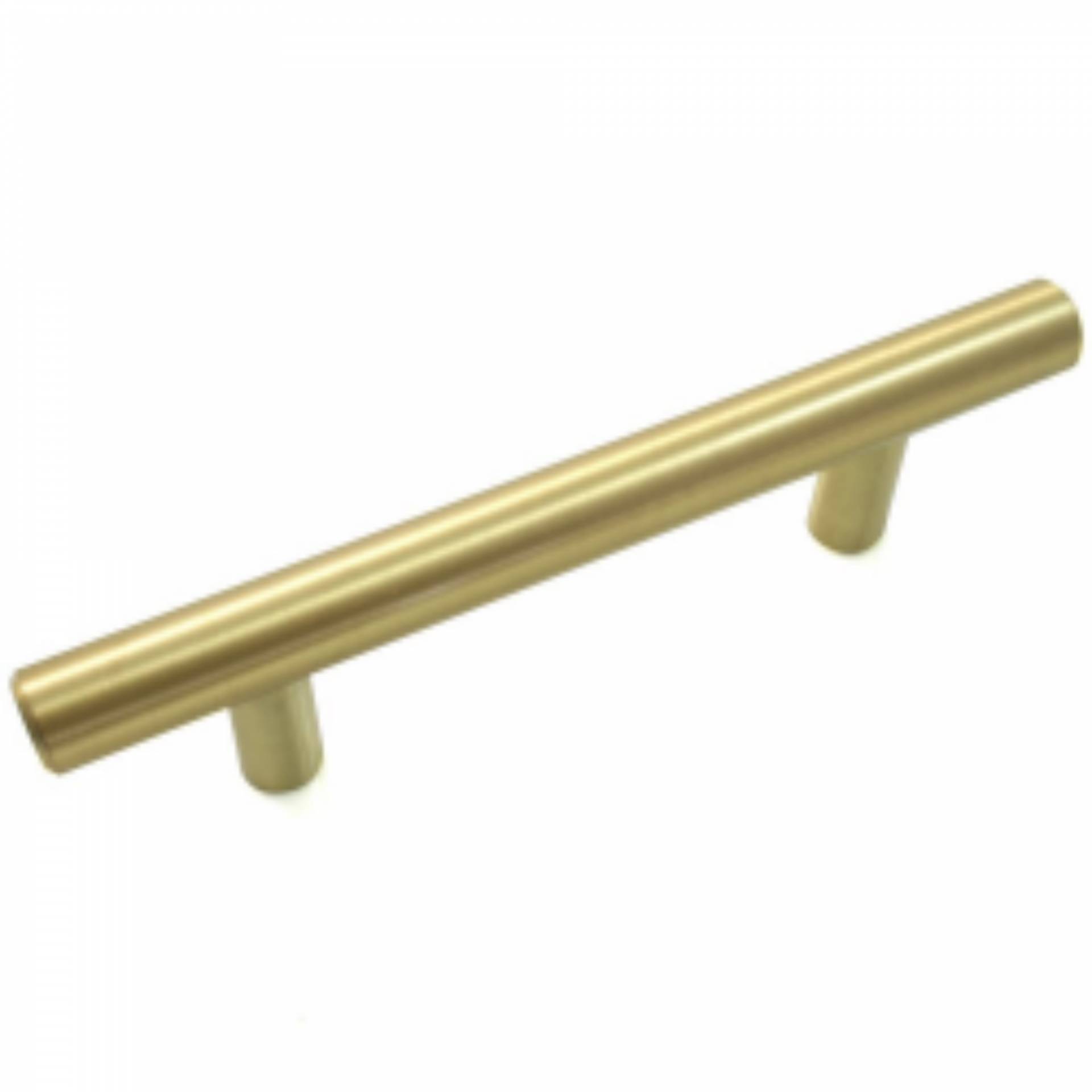 96mm Satin Brass TBar Pull Heeby's Surplus Inc.