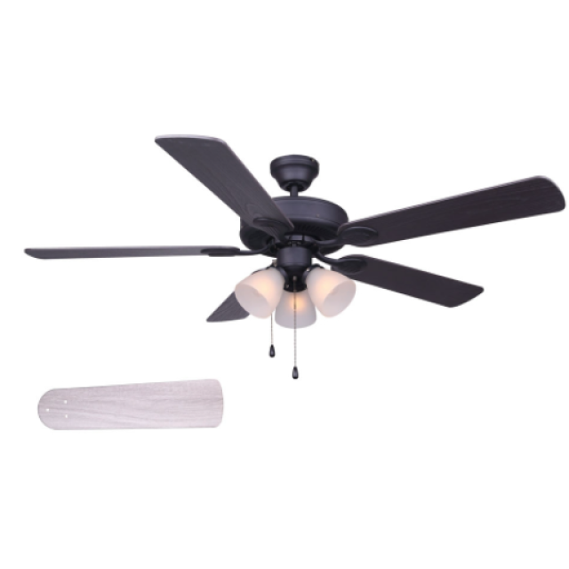 Canarm Villa 5 Blade 52 Inch Ceiling Fan Midnight Ash Heeby S Surplus Inc - Ceiling Fan Light Bulbs Lowe Switch Canarm Villa 5 Blade 52 Inch Ceiling Fan Midnight Ash Heeby S Surplus Inc - Ceiling Fan Light Bulbs Lowe Switch